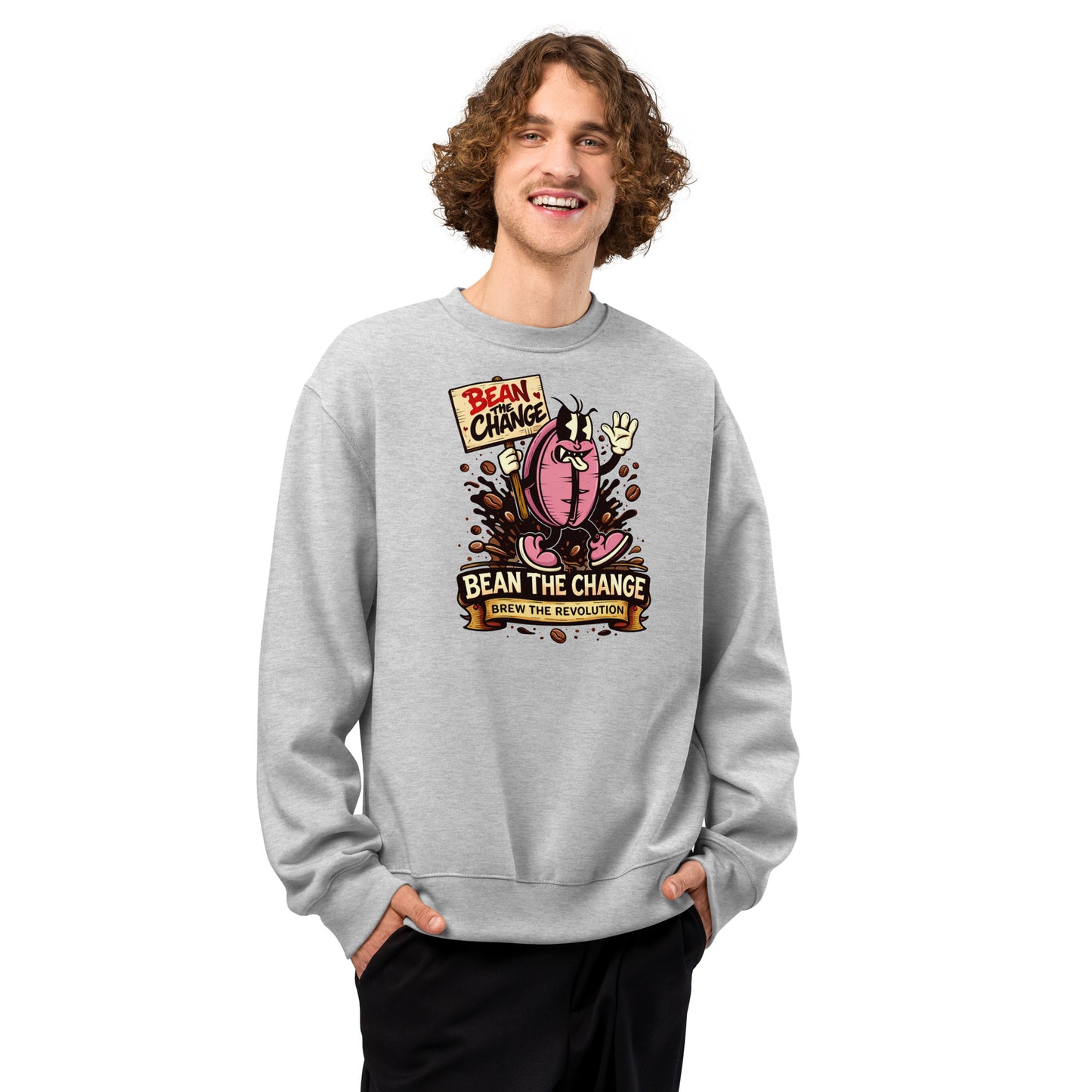 Oversized heavyweight sweatshirt