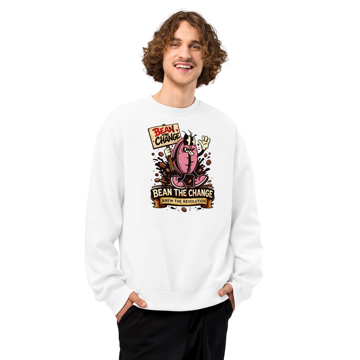 Oversized heavyweight sweatshirt